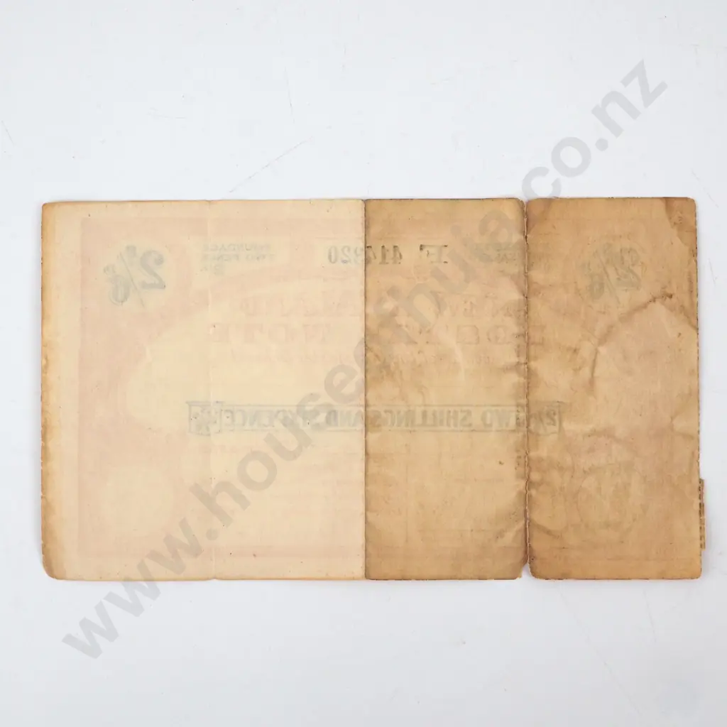 New Zealand Postal Note - 2 Shillings 6 Pence  Image 1++
