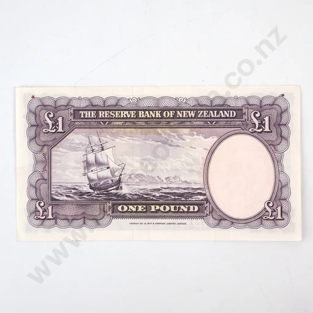 New Zealand One Pound Fleming Banknote  Image 1++