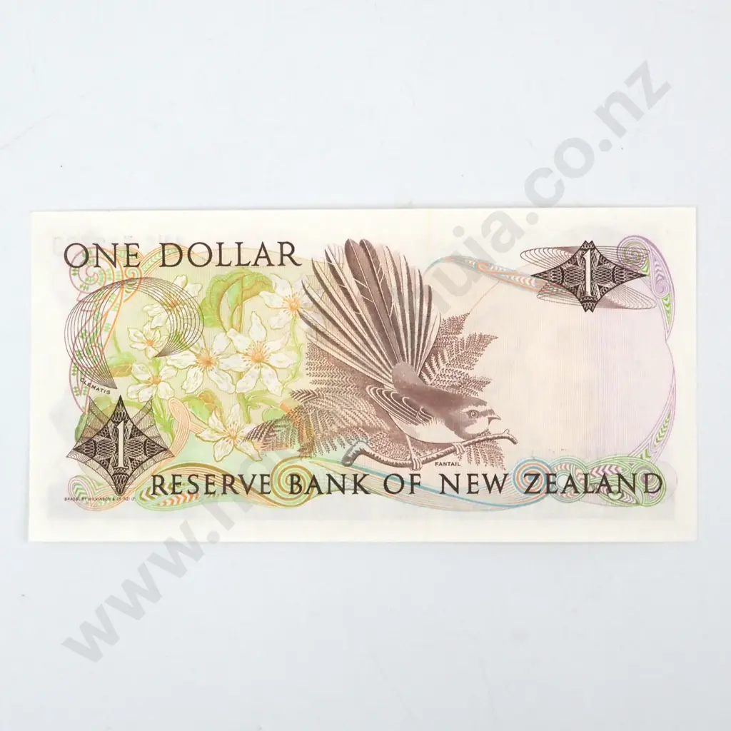 New Zealand One Dollar Brash Banknote - Last Prefix Image 1++