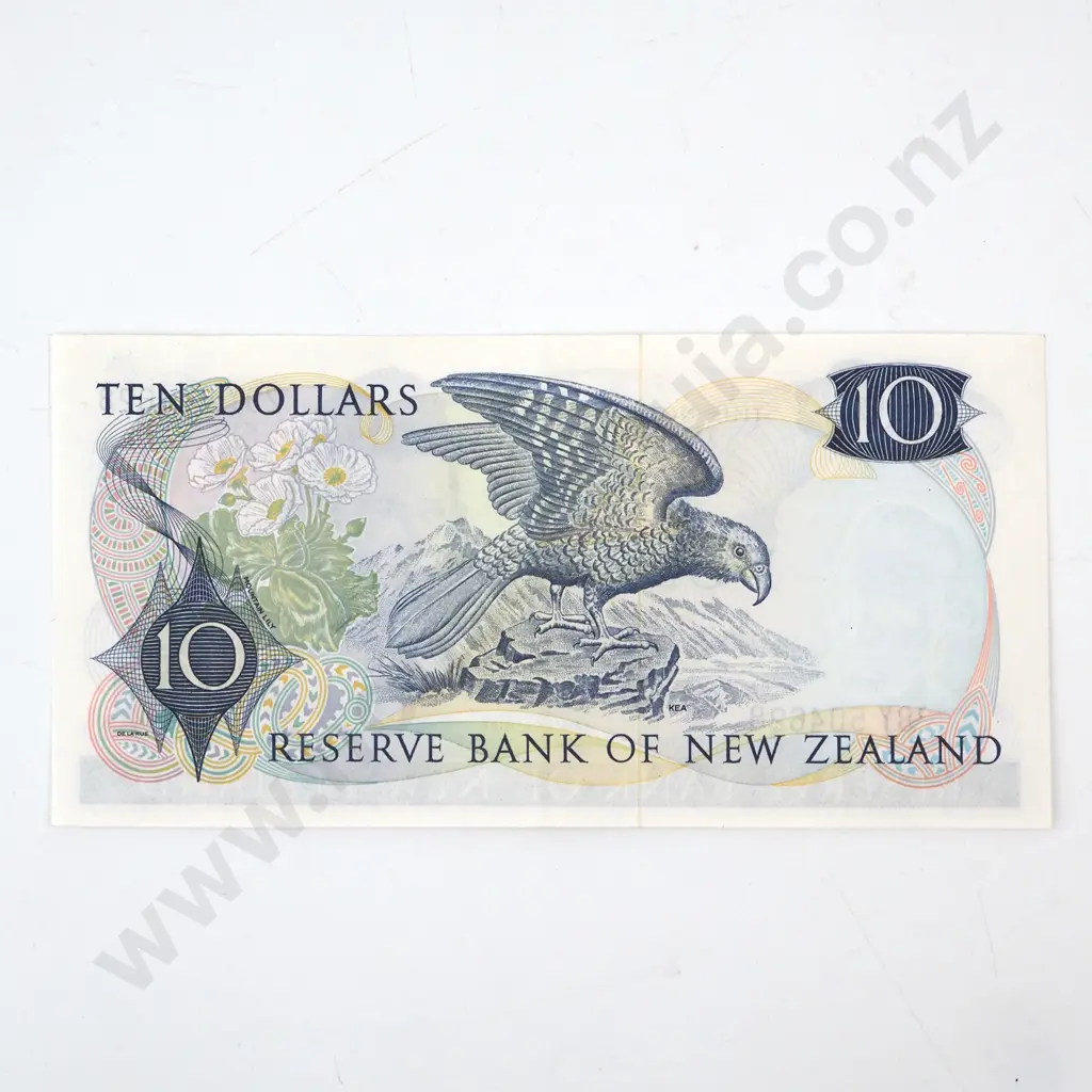 New Zealand Ten Dollar Hardie Banknote AUNC Image 1++