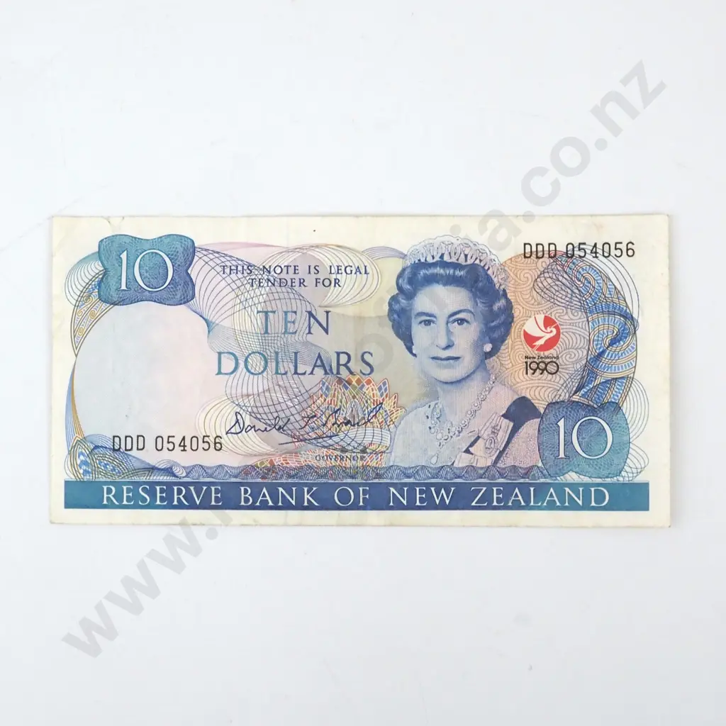 New Zealand Ten Dollar Brash Banknote Image 1++