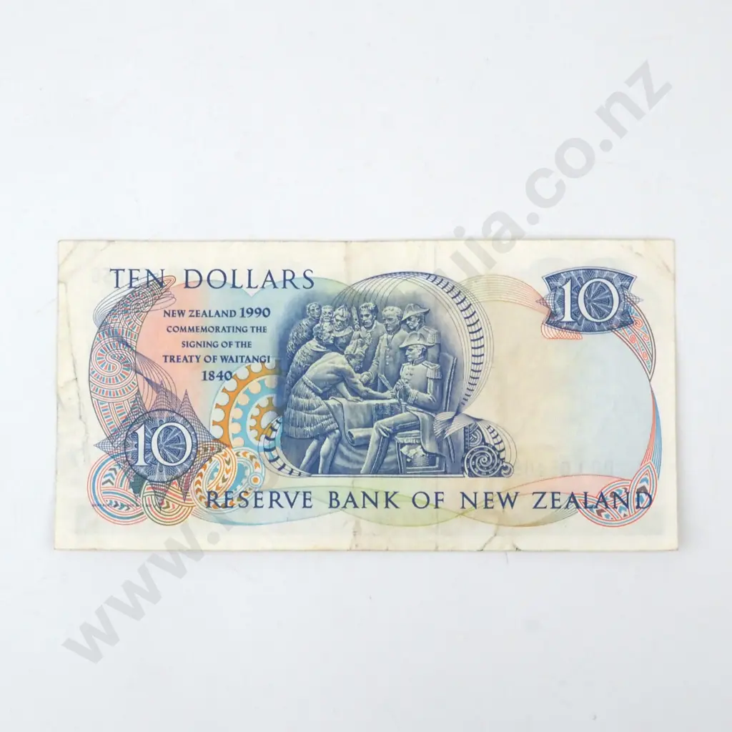 New Zealand Ten Dollar Brash Banknote Image 1++