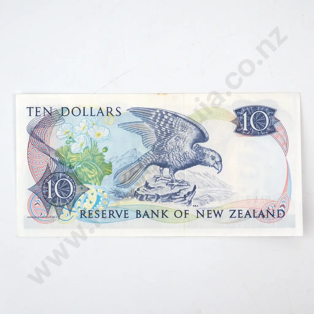 New Zealand Ten Dollar Hardie Banknote AUNC Image 1++