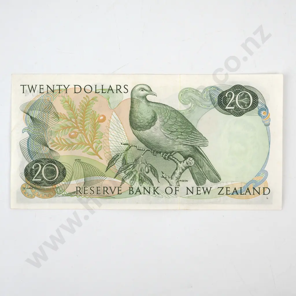 New Zealand Twenty Dollar Hardie Banknote AUNC  Image 1++