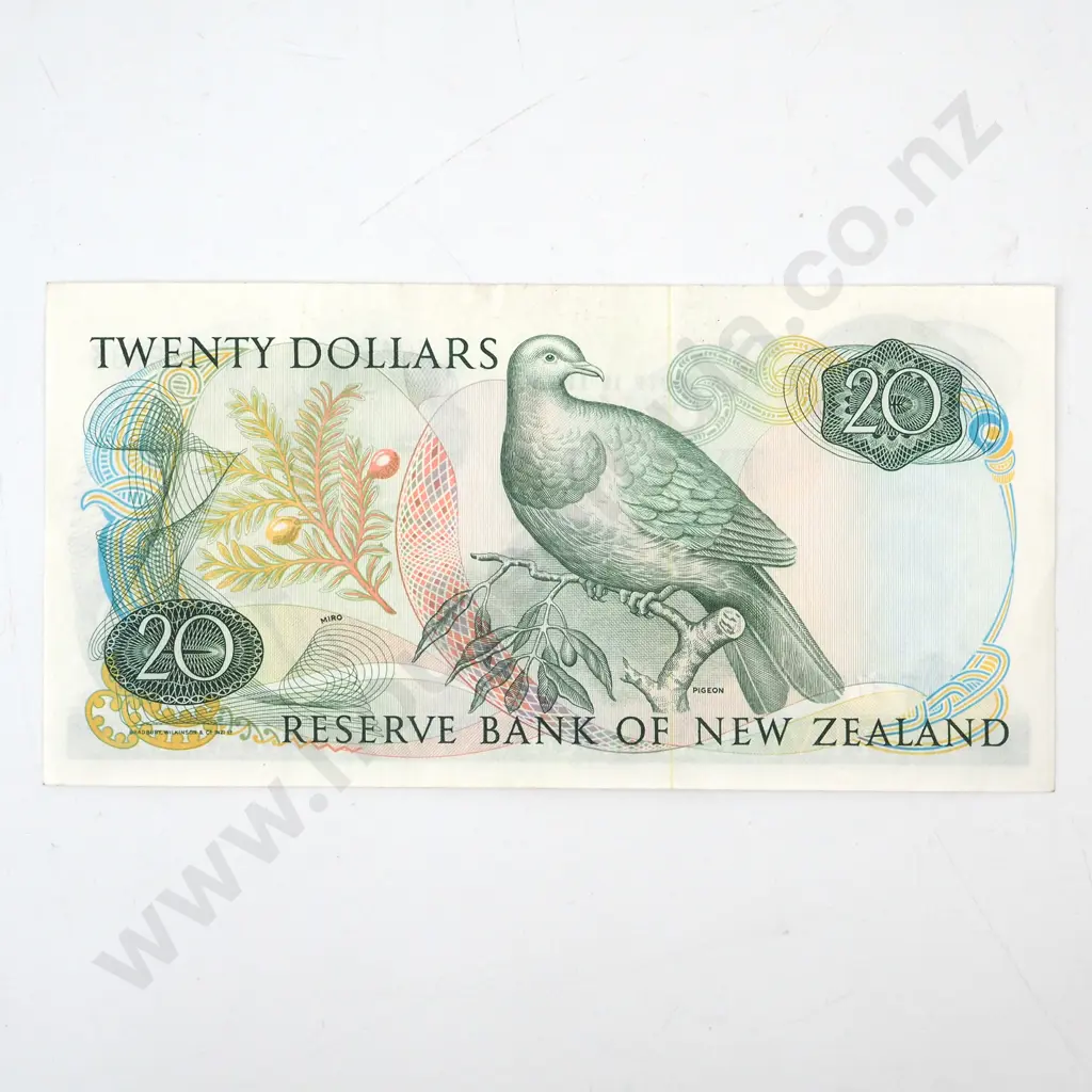 New Zealand Twenty Dollar Hardie Banknote AUNC  Image 1++