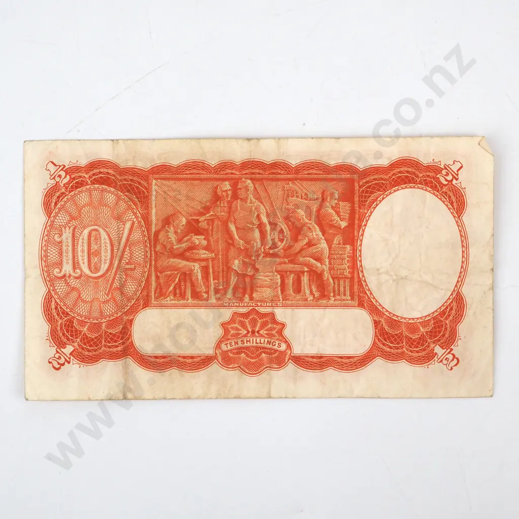 Australia 10 Shilling Banknote  Image 1++