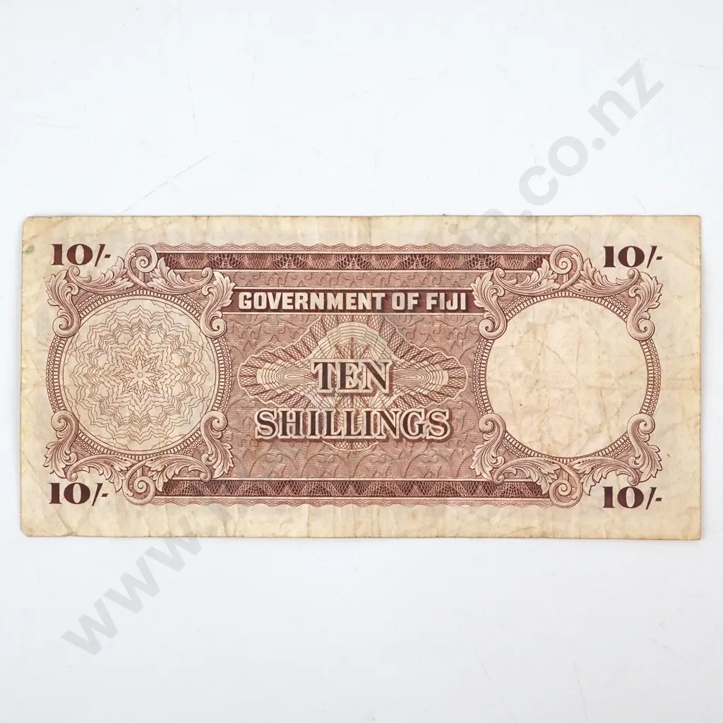Fiji Ten Shilling Banknote  Image 1++