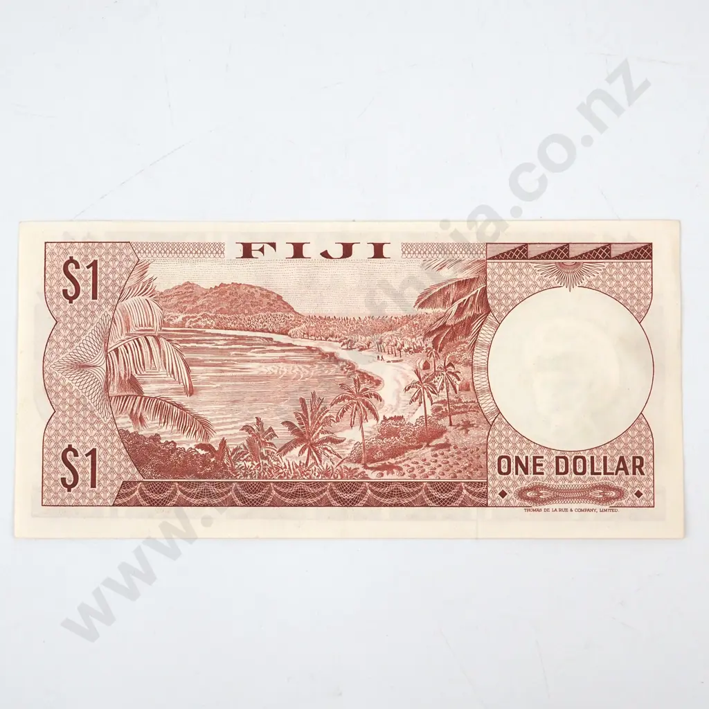 Fiji One Dollar Banknote AUNC Image 1++