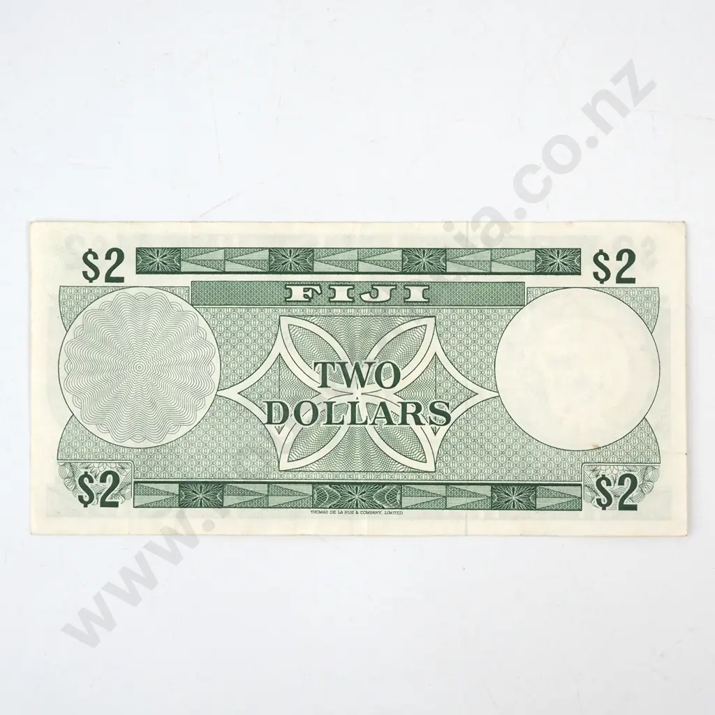 Fiji Two Dollar Banknote AUNC Image 1++