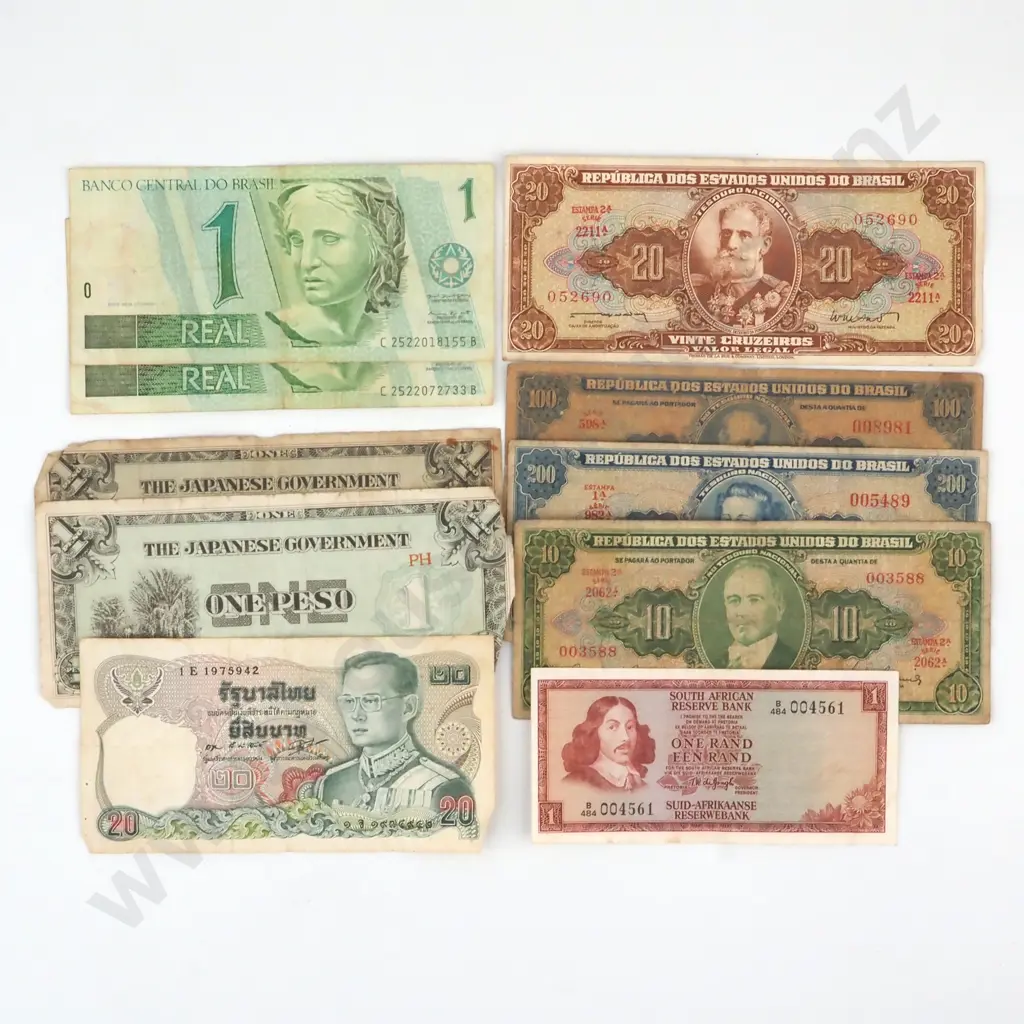 Assorted Lot of International Banknotes  Image 1++