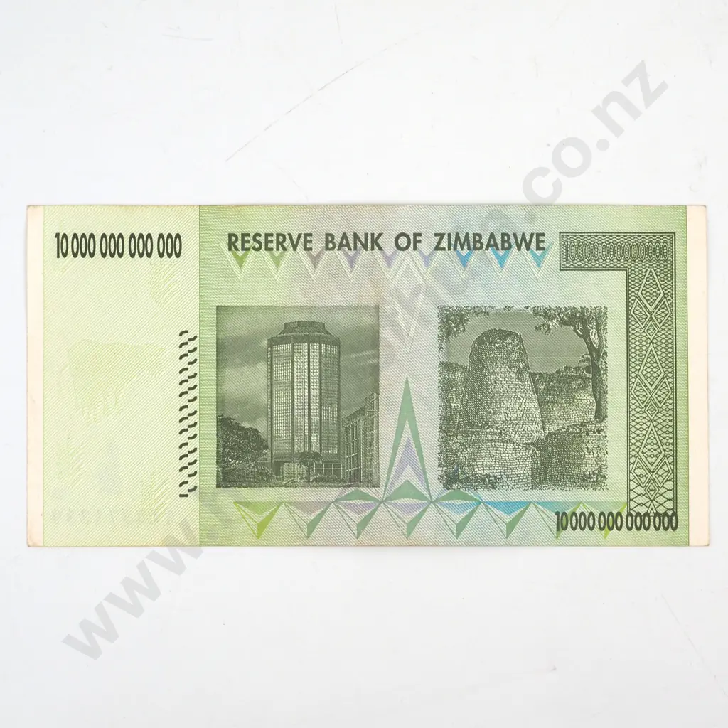 Zimbabwe Ten Trillion Dollar Banknote  Image 1++