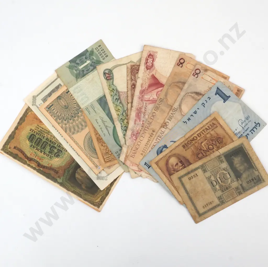 Assorted Lot of International Banknotes  Image 1++