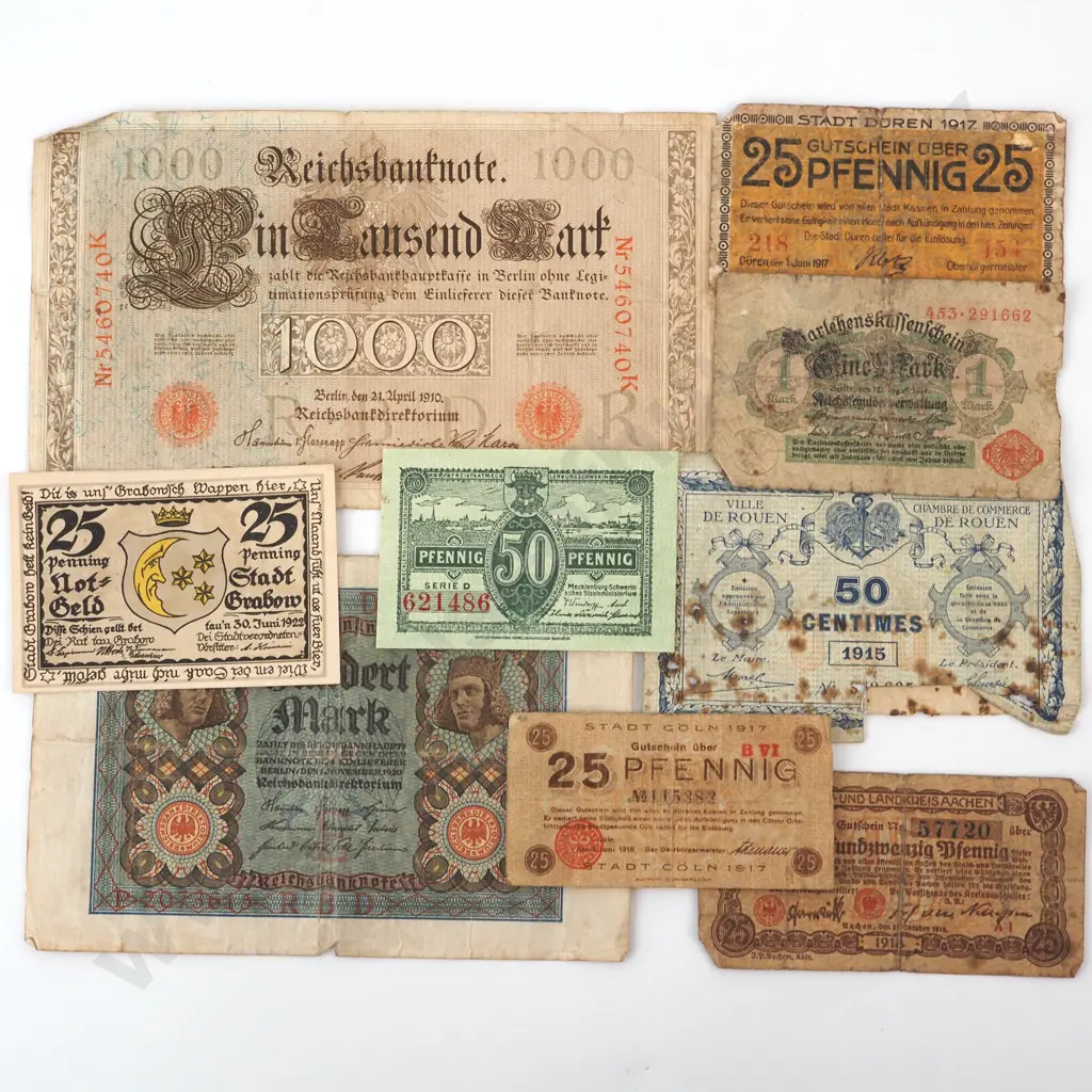 Assorted Lot of European Banknotes  Image 1++