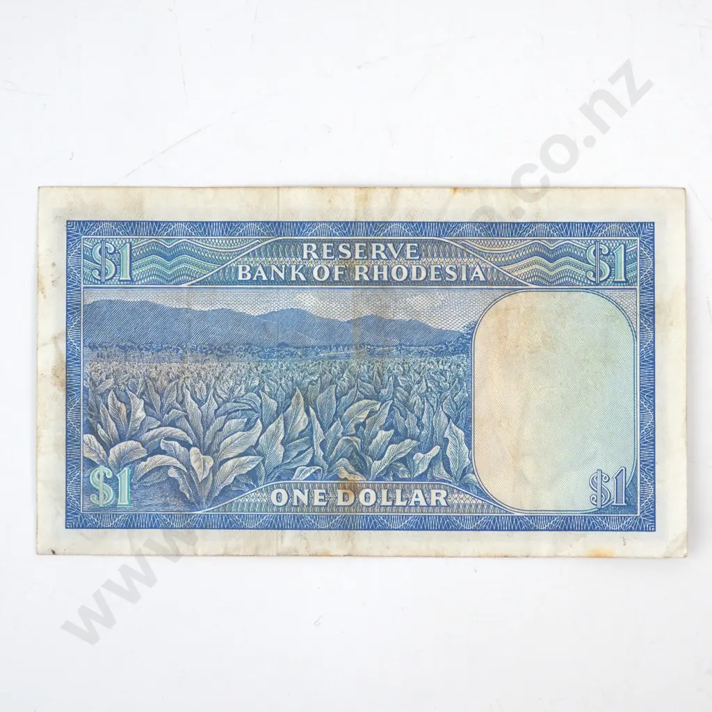 Rhodesia One Dollar banknote 1978  Image 1++