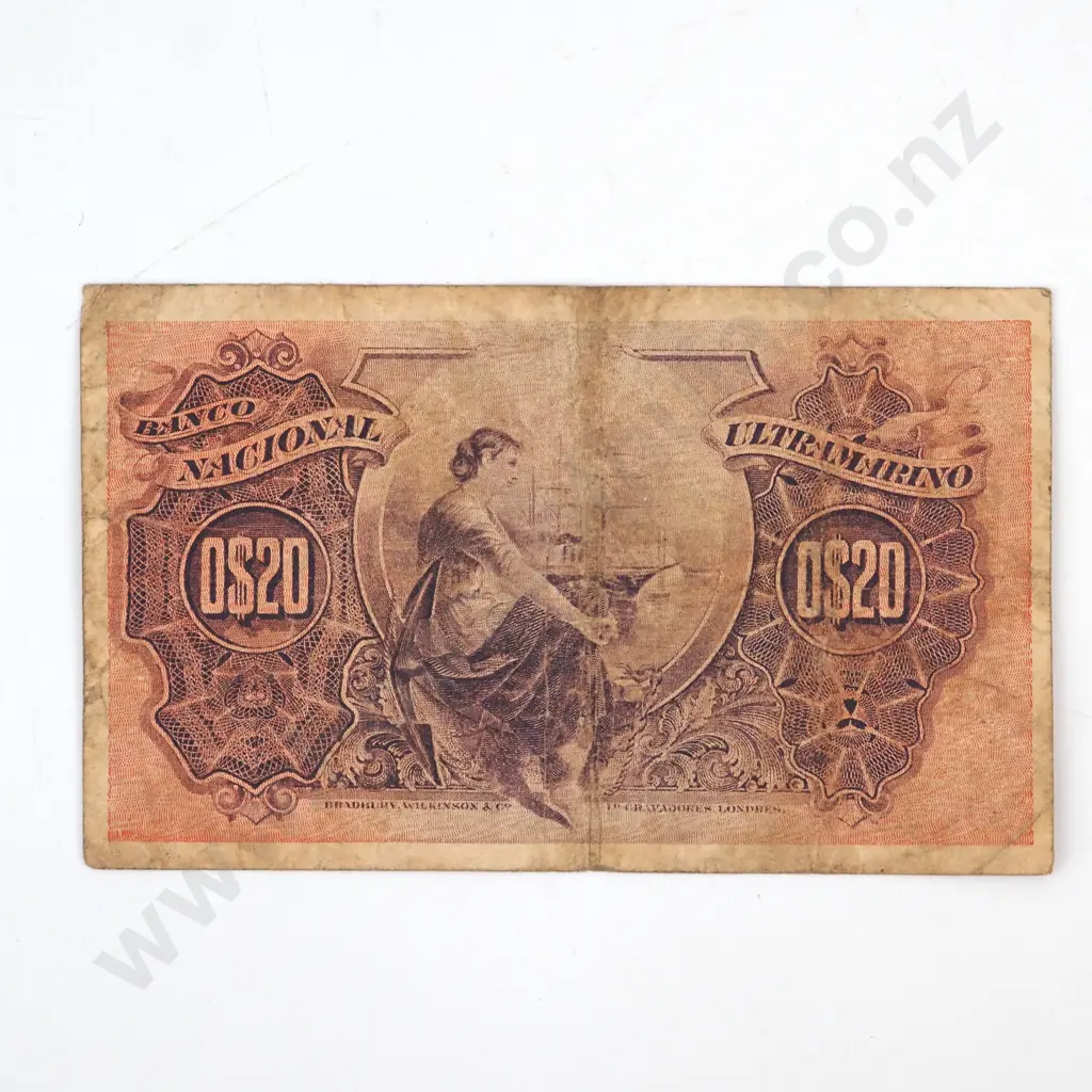 20 Centavos Banknote - Banco Nacional Ultramarino  Image 1++