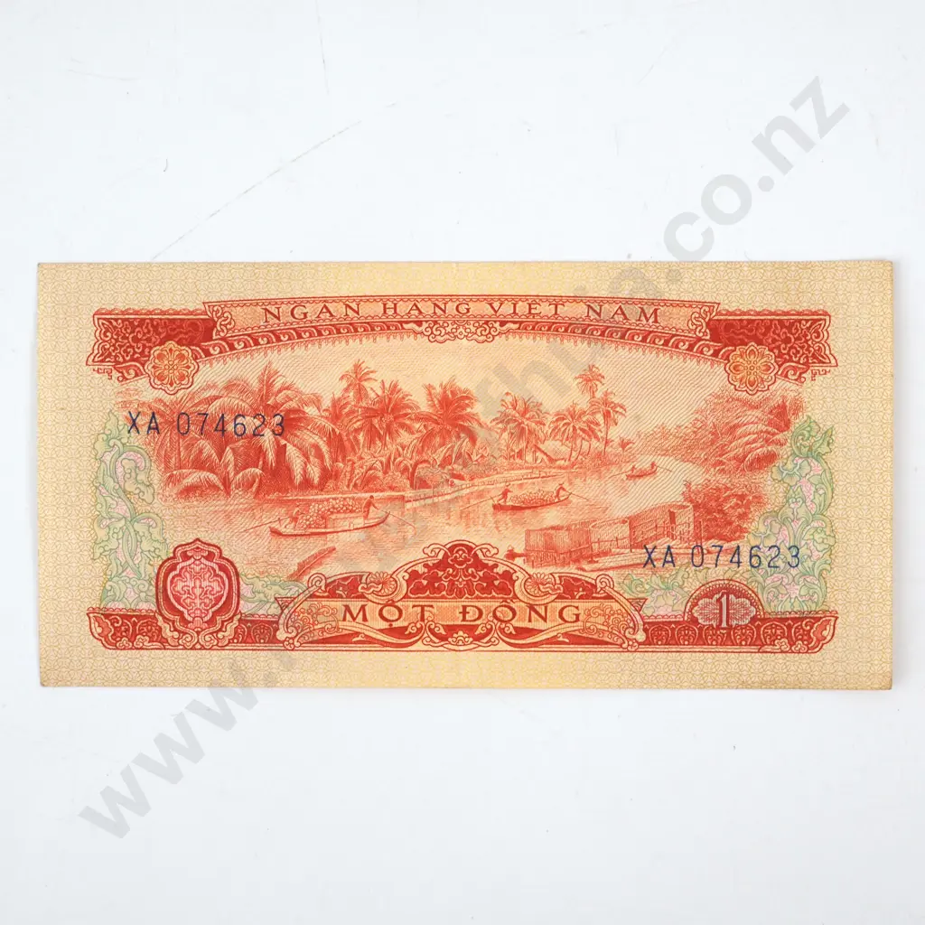 Vietnam One Dong Banknote  Image 1++