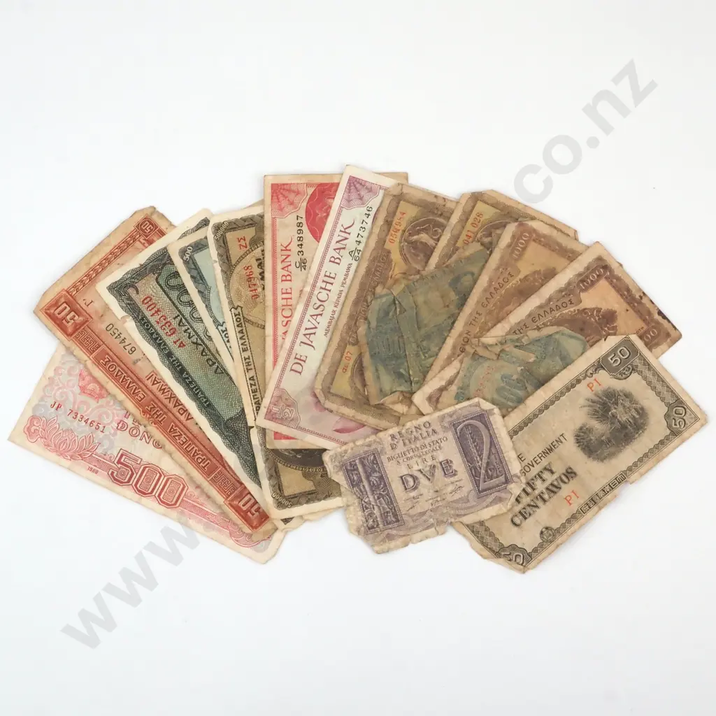 Assorted Lot of International Banknotes  Image 1++