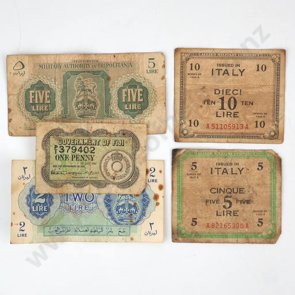 Assorted Lot of Military Currency  Image 1++