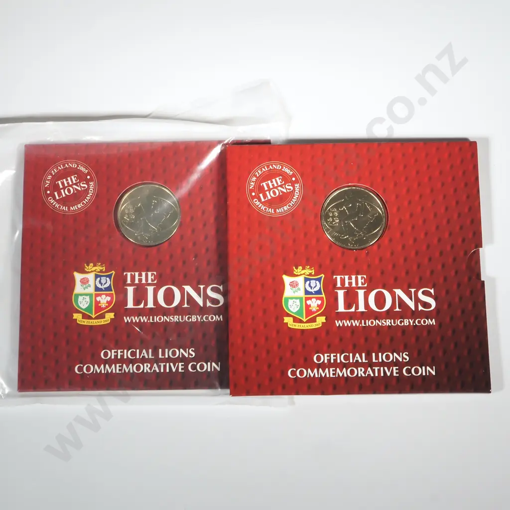 Two 2005 Lions Tour UNC Coin  Image 1++