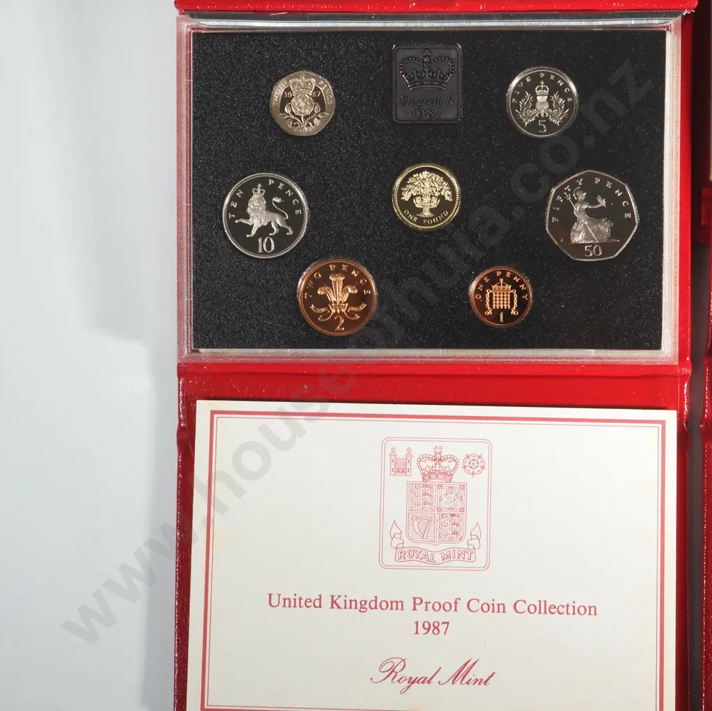 Four 1986 United Kingdom Proof Sets  Image 1++