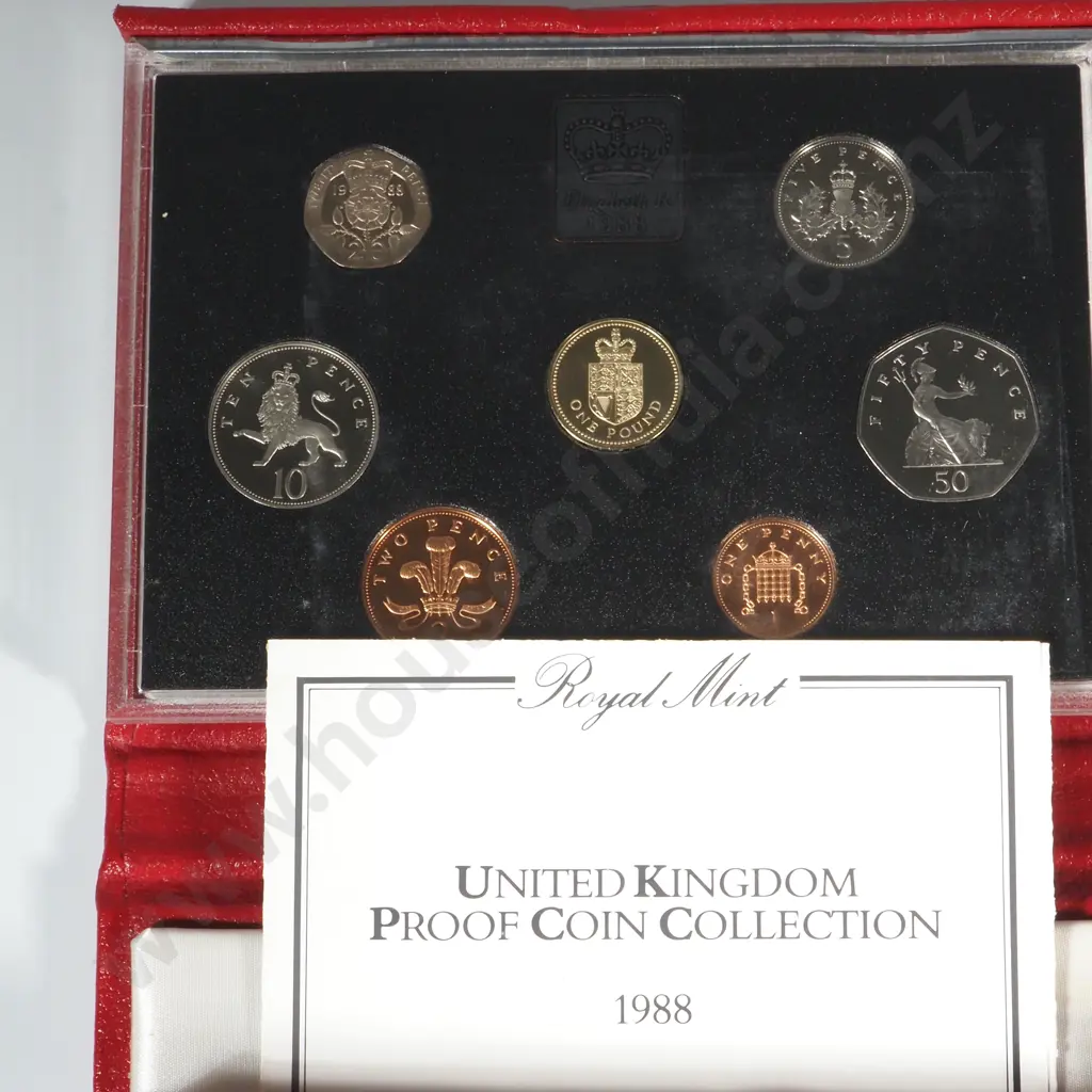 Four 1986 United Kingdom Proof Sets  Image 1++