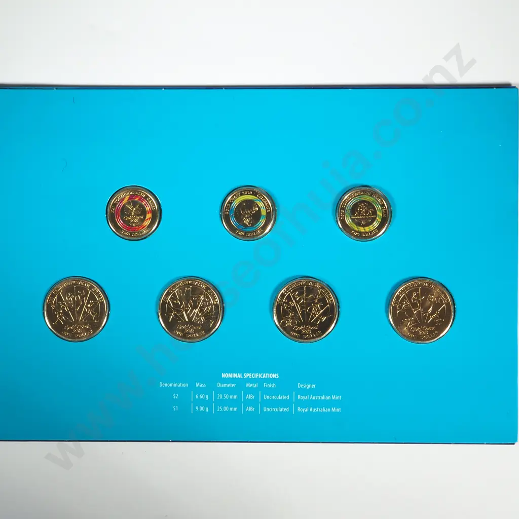 2018 Australia Gold Coast Commonwealth Games Coin Collection Set  Image 1++