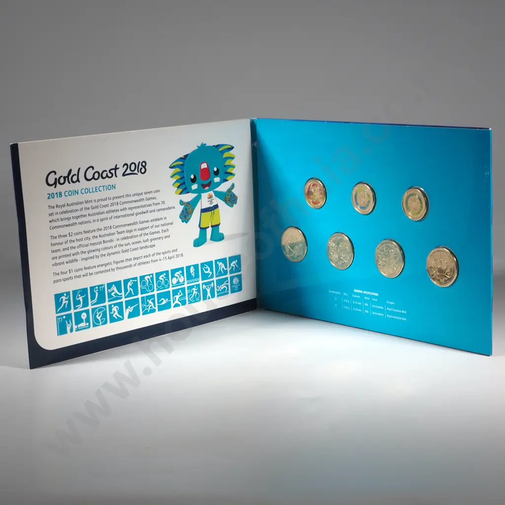2018 Australia Gold Coast Commonwealth Games Coin Collection Set  Image 1++