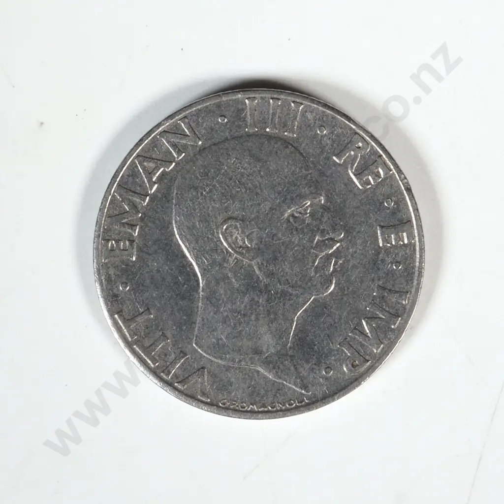 1940 Italy 50 C Coin  Image 1++