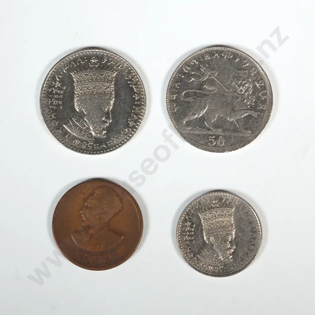 Four Ethiopian Coins  Image 1++