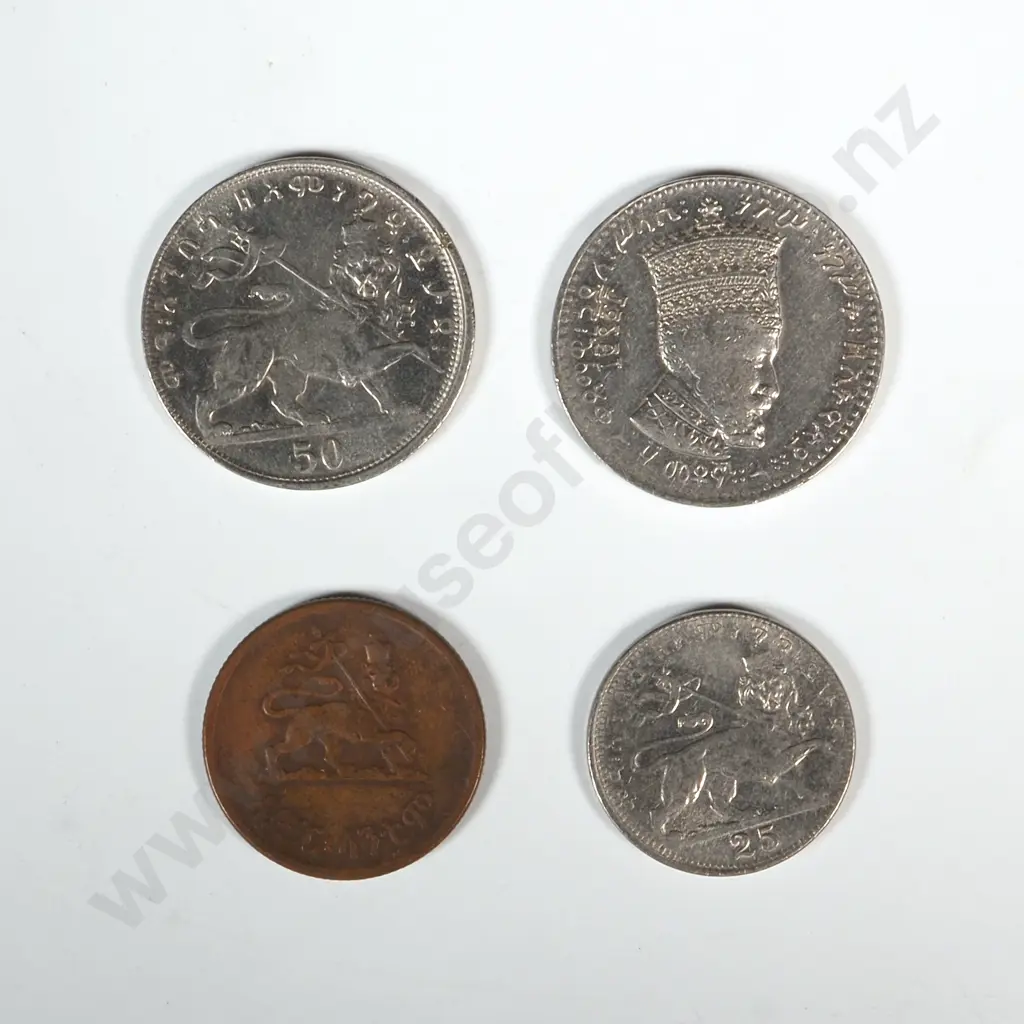 Four Ethiopian Coins  Image 1++