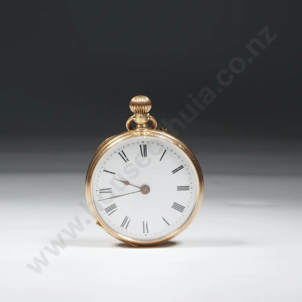 Antique 14ct Gold Pocket Watch Image 1++