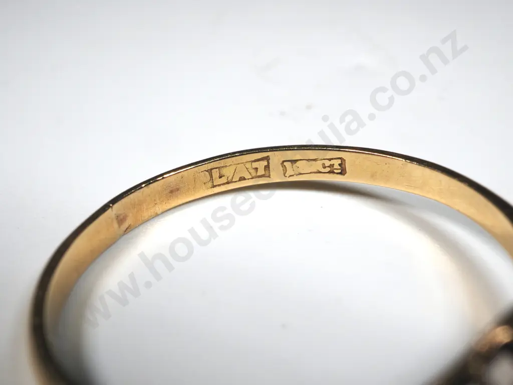 18ct Gold Diamond Solitaire Ring Valued at $2,600.00 Image 1++