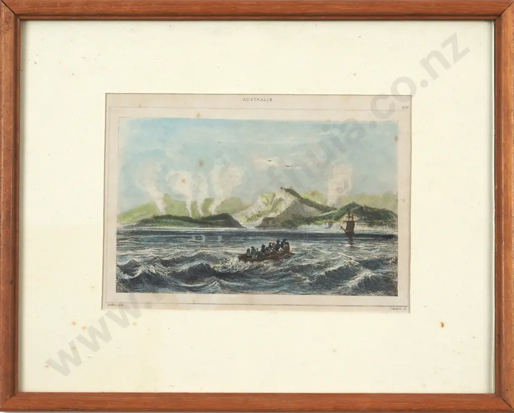 Lalaisse Sc. 'Australie'. Coloured Lithograph/Etching (Difficult to Determine). Image 1++