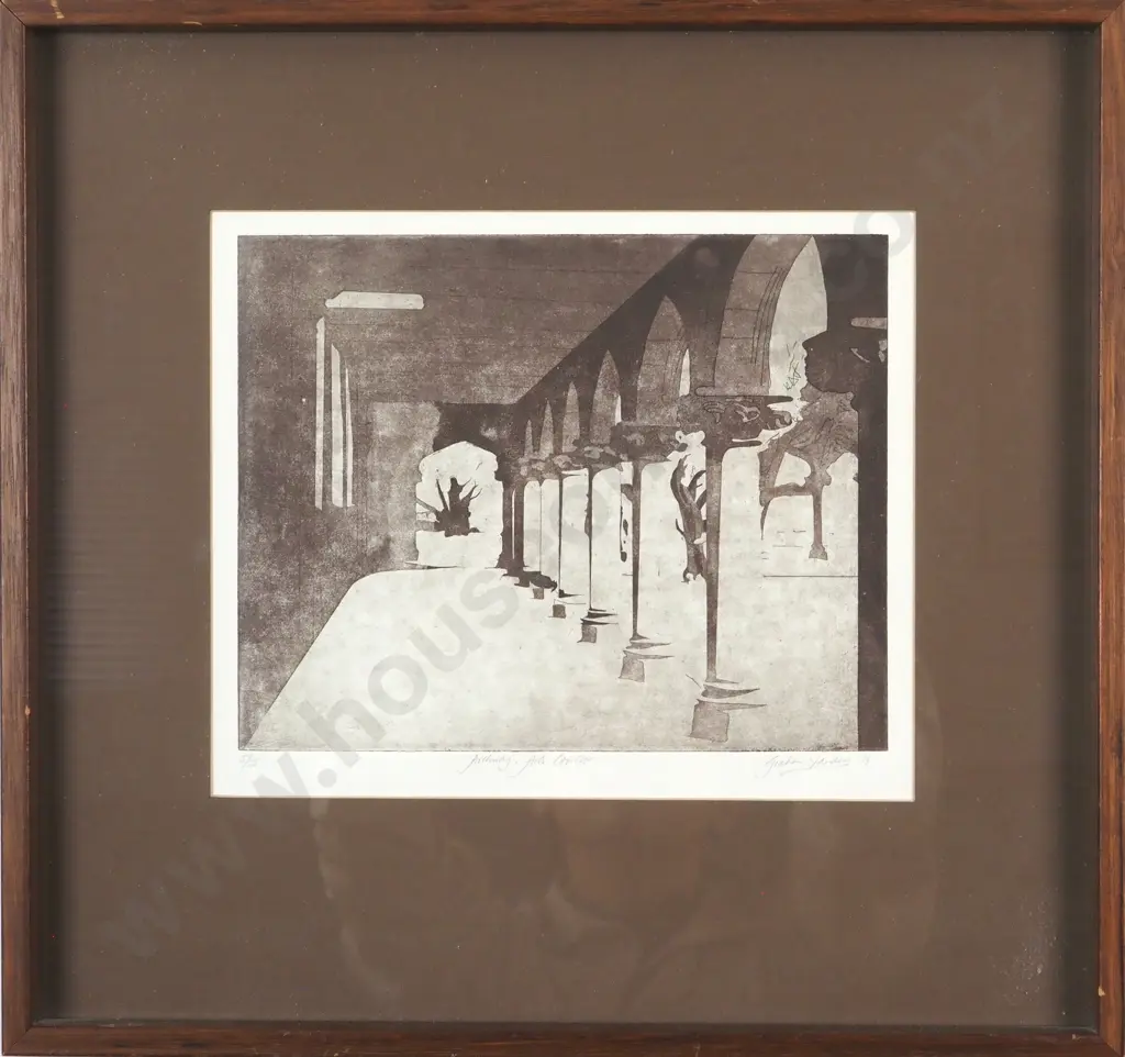Graham Yardley. 1979. Archway Art's Centre. Christchurch, NZ. Numbered Print 5/25. Image 1++