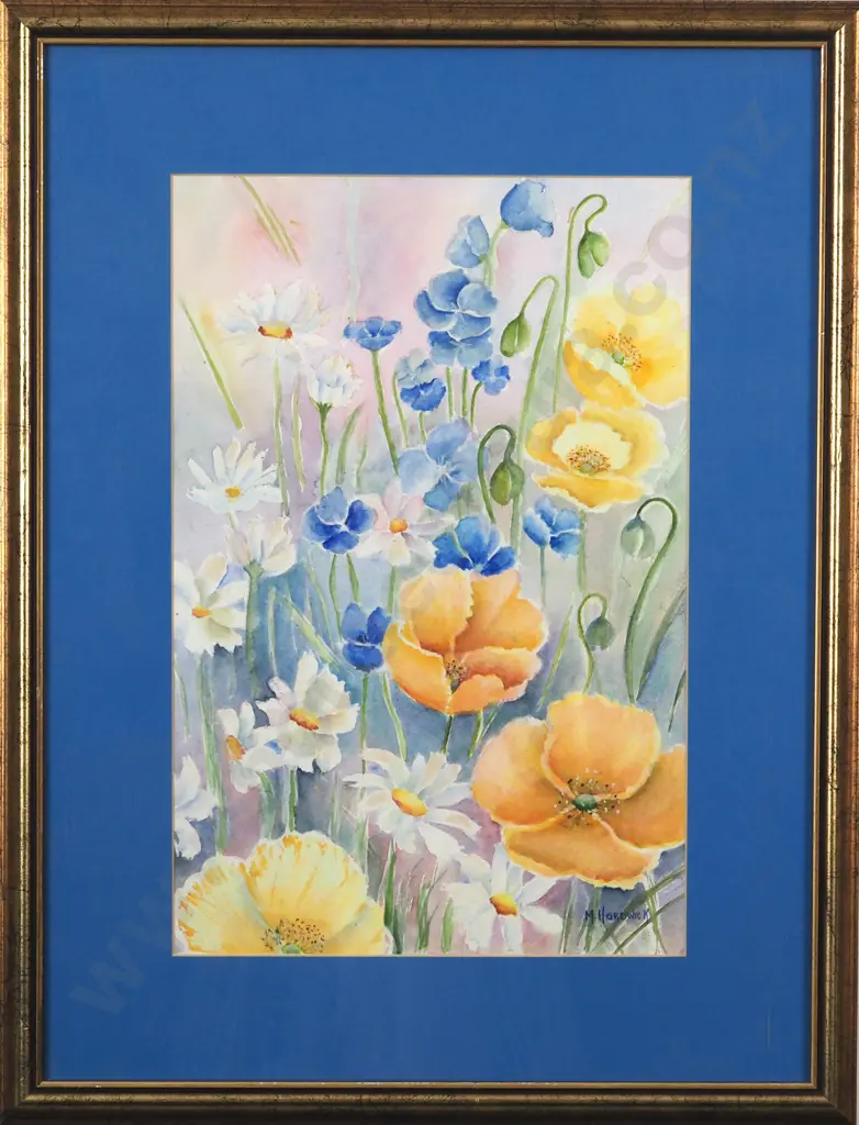 Melanie Hardwick. Garden Flowers No. 2. Watercolour. Image 1++