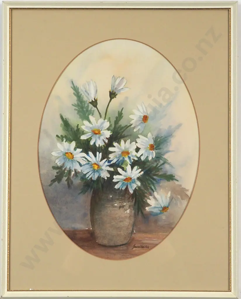 Jen Veitch. 'Daisies'. Still Life. Watercolour. Image 1++