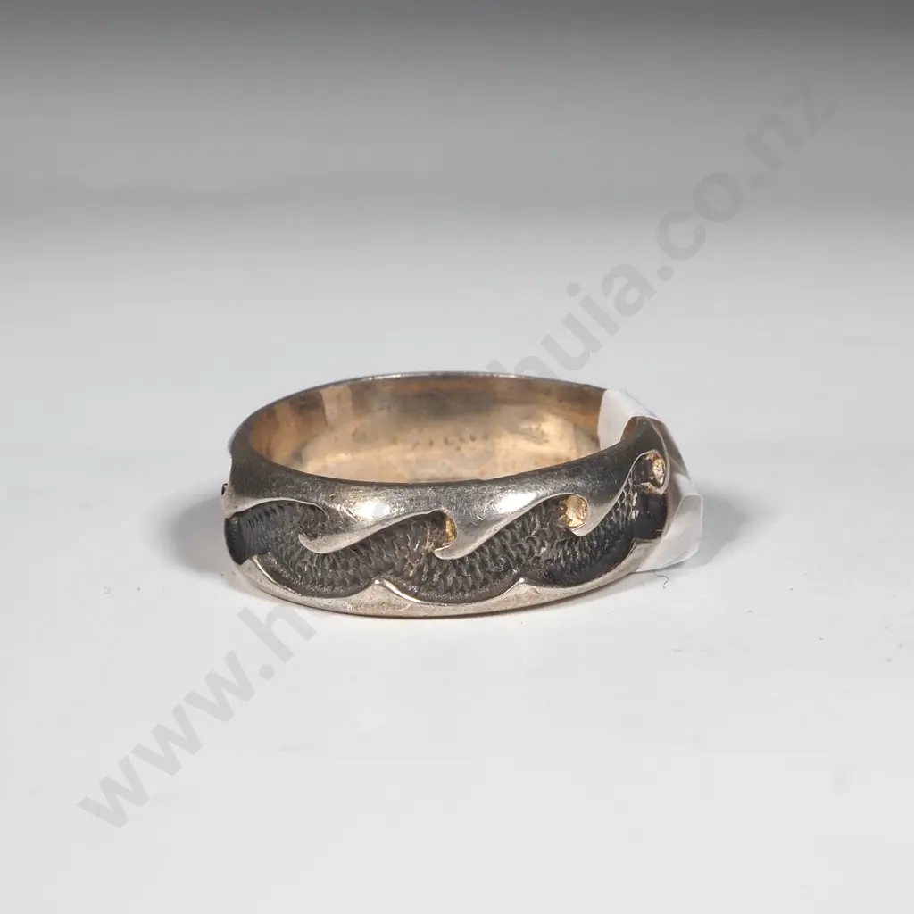 Sterling Silver Engraved Ring Image 1++