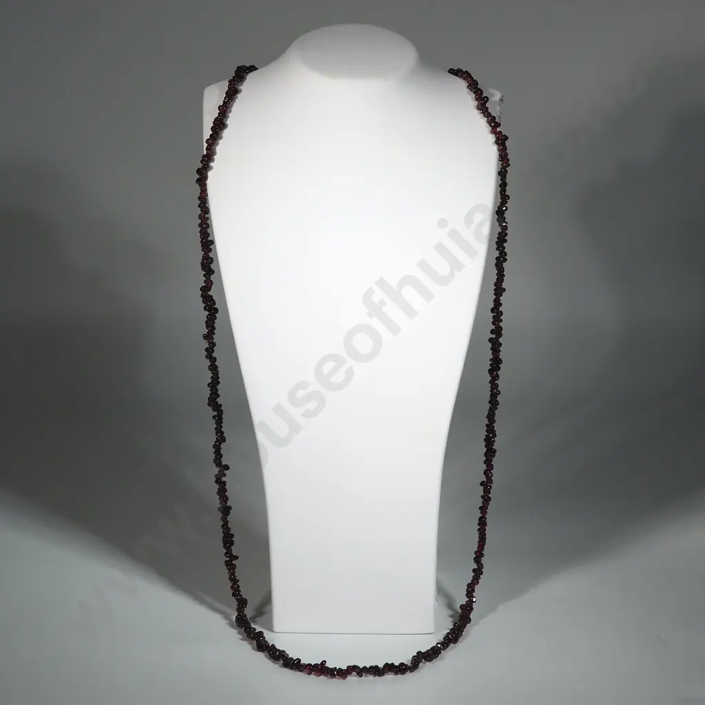 Polished Garnet Necklace  Image 1++