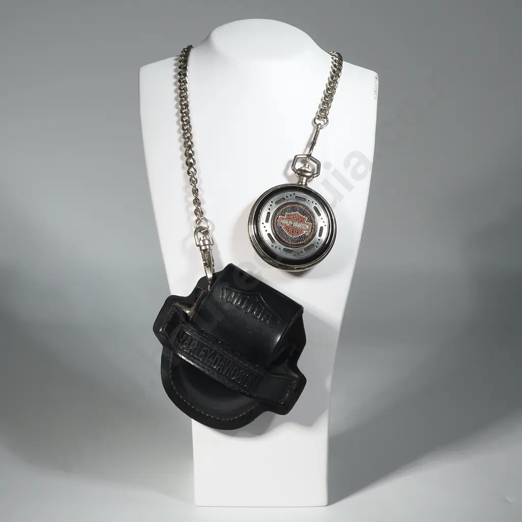 Cased Harley Davidson Pocket Watch Image 1++