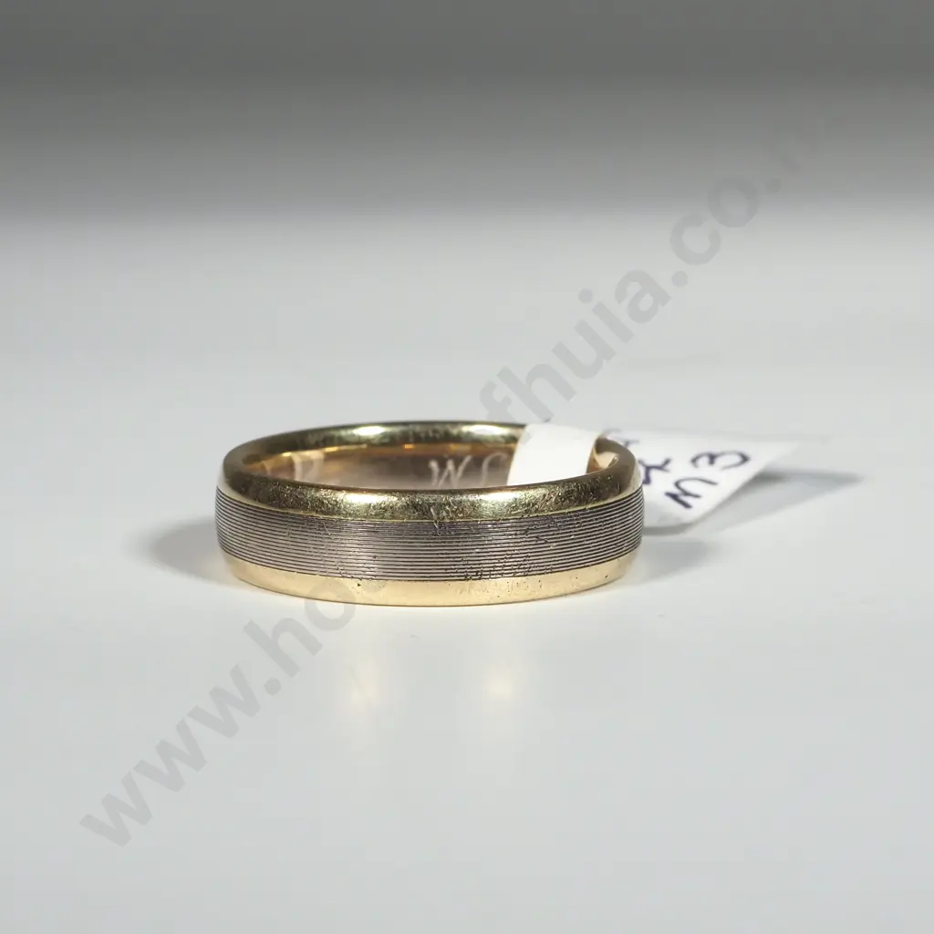 14ct Gold Two Tone Ring Image 1++