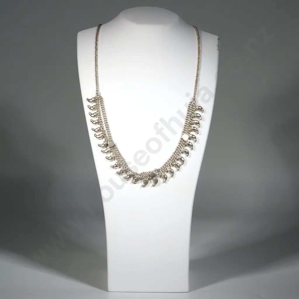 Indian Style Sterling Silver Choker/Necklace  Image 1++