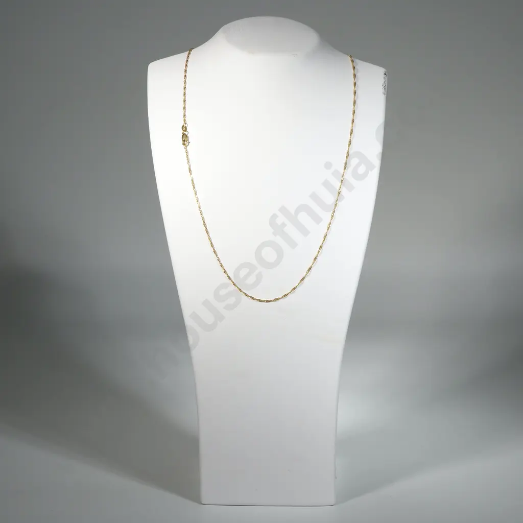 9ct Gold Chain Necklace Image 1++