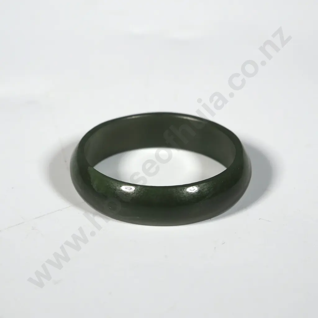 Solid Greenstone Ring - Size Y Image 1++
