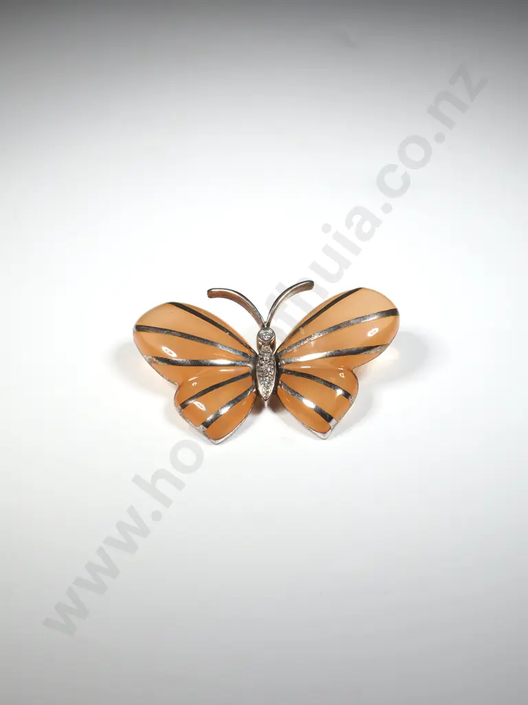 Large Costume Butterfly Brooch Image 1++
