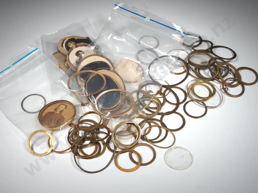 Large Lot of Misc Antique Portraits & Parts for Brooches / Pocket Watches Image 1++