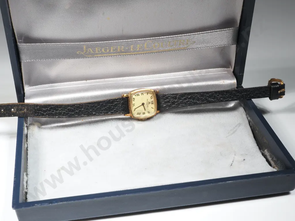 Vintage Jaeger Le Coulture Ladies Rolled Gold Wristwatch Image 1++