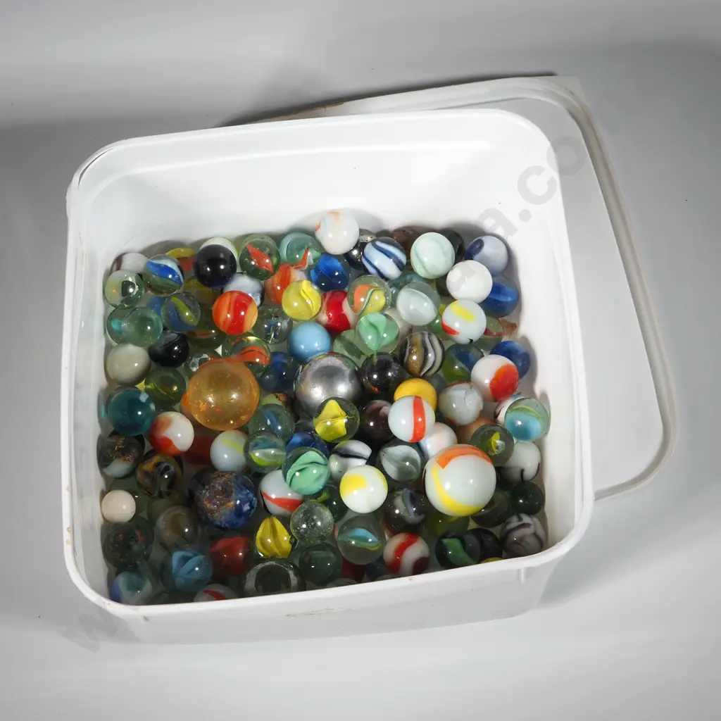 Container of Marbles. Image 1++