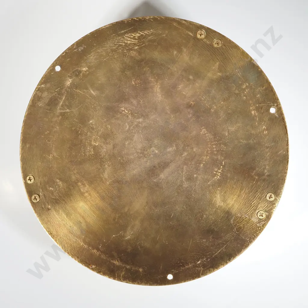 Brass Reproduction Quartz Ship's Clock. Image 1++