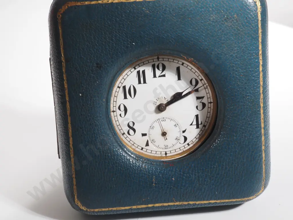 Leather Pocket Watch Holder & a Leather Advertising Wallet. Image 1++