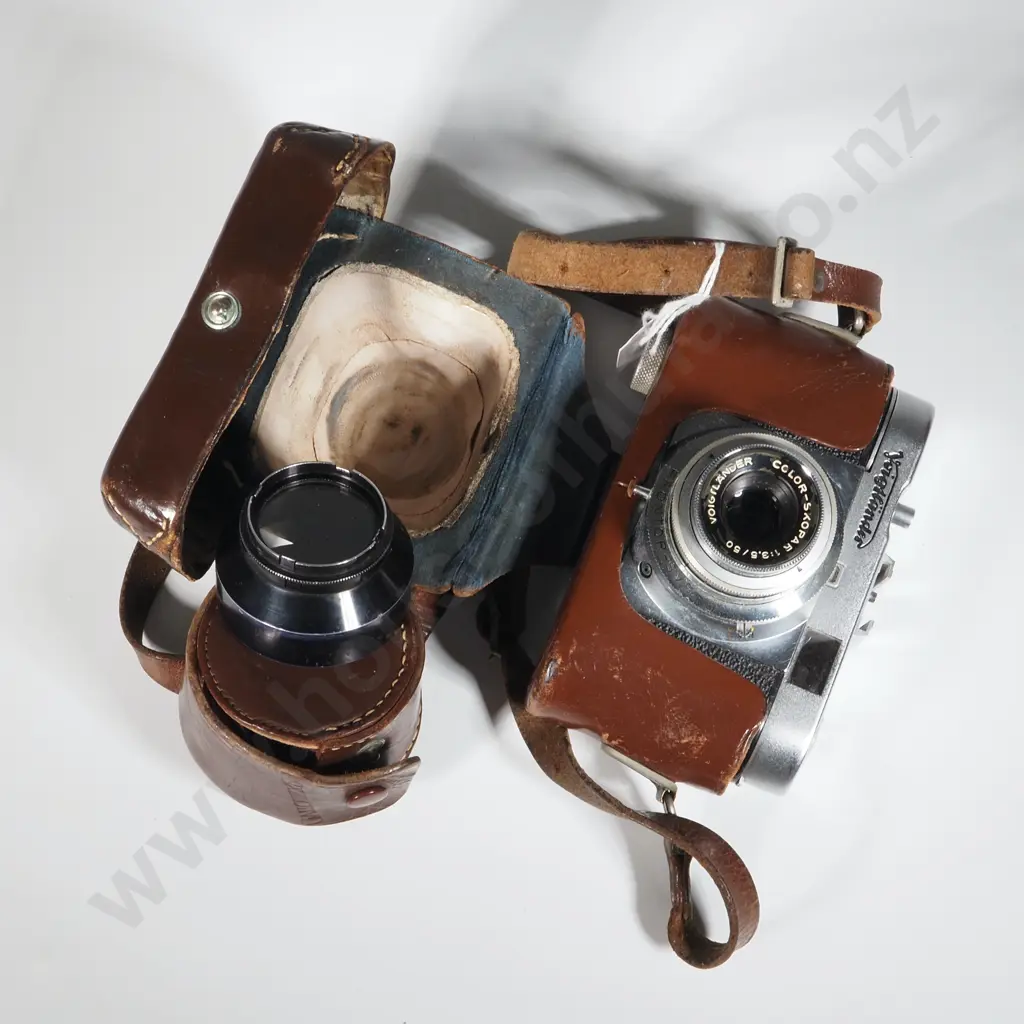 Vintage Voightlander Vito B Camera In Leather Case. Image 1++